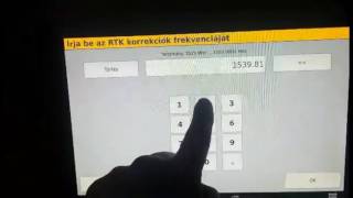 Trimble xFILL beállítása FMX kezelőfelületen