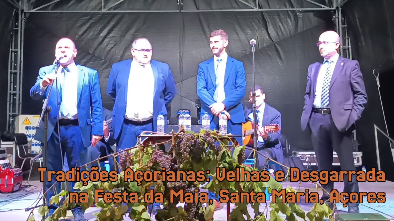 Tradições Açorianas: Velhas e Desgarrada na Festa da Maia, Santa Maria, Açores