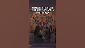 walking into the weekly vault knowing you didn