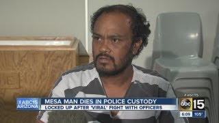 Mesa man dies in police custody
