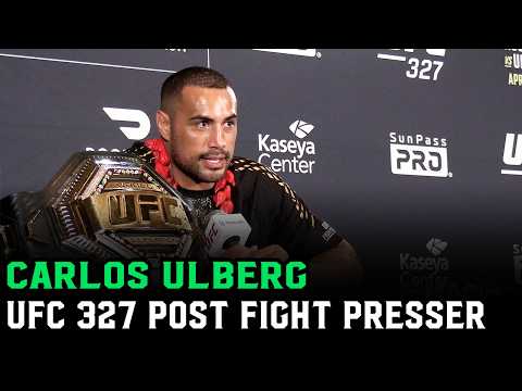 Carlos Ulberg: 'jiri Prochazka Made A Mistake. I Wouldn't Have Done'.