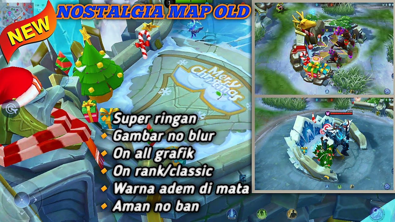 SCRIPT MAP SMOOTH MEDIUM HIGH MOBILE LEGENDS TEMA SALJU XMAS TERBARU ...