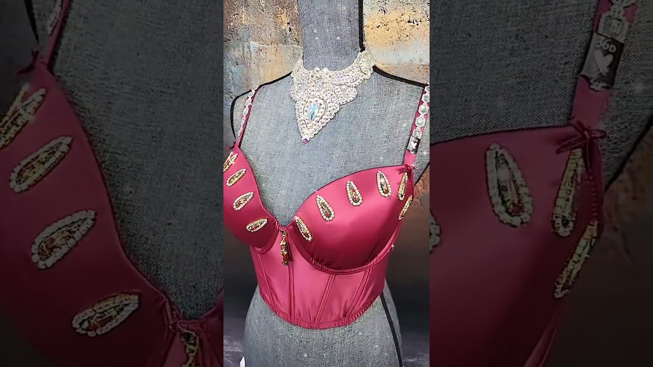 Cherry Red Victoria's Secret Rave Bustier/Corset