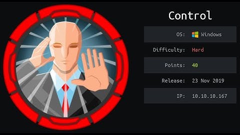 HackTheBox - Control (Live From Facebook)