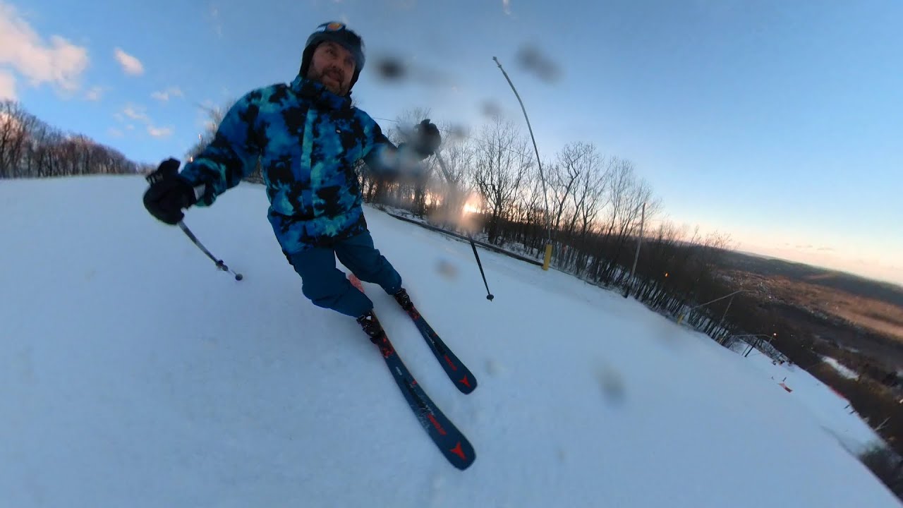 Mountain Creek (NJ) top to bottom, and testing new ski pole camera ...