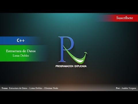 Estructura de datos en C++ - Lista Doble - Parte 4 - Eliminar Nodo