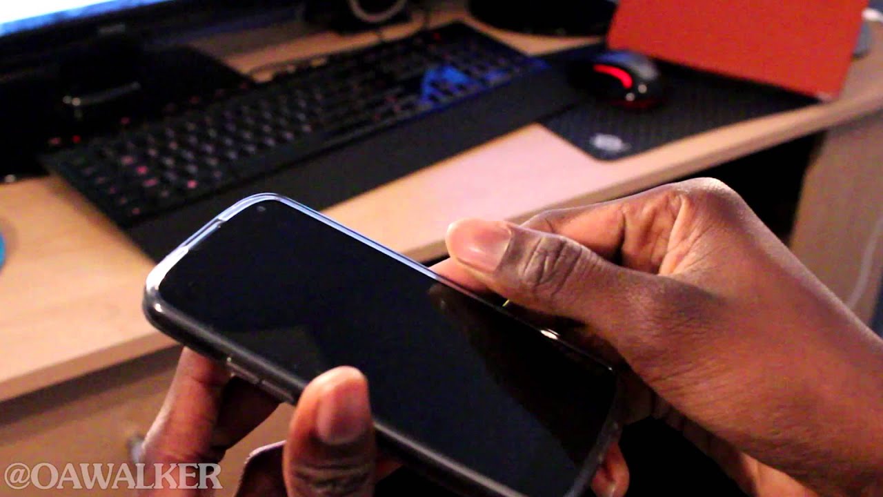 Nexus 4 Gel Skin TPU Case (smoke black)