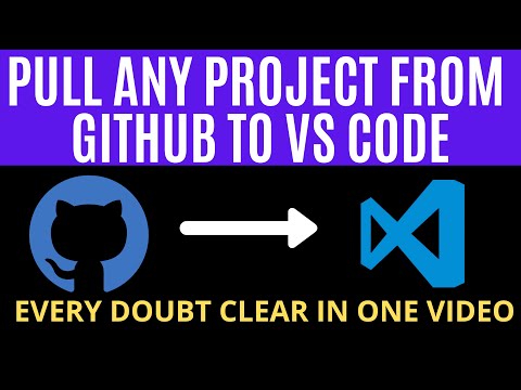 How to pull project from github to visual studio code | Tech Projects