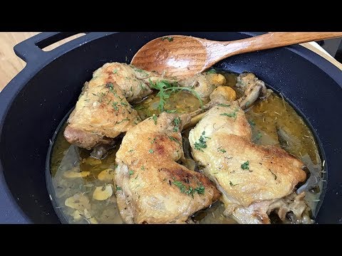 MUSLOS DE POLLO EN SALSA - YouTube