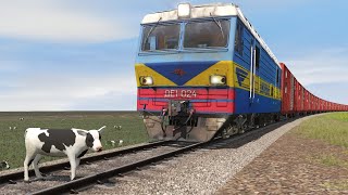 Impossible Weird Wave Rail Tracks Vs Trains Crossing | Indian Train Simulator🚎 screenshot 3