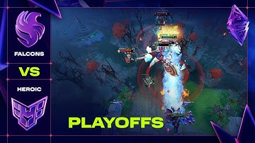 SEMIFINALS! FALCONS vs HEROIC - Official Highlights - BLAST Slam IV Dota 2