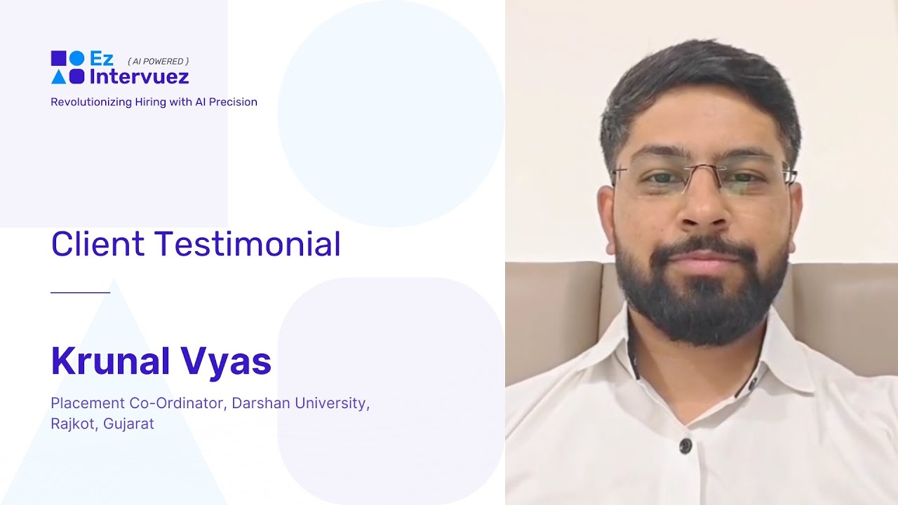 Smooth, Simple & Super Efficient! Darshan University’s Experience with EzIntervuez