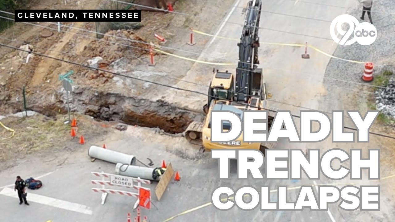 Construction worker dies in Tennessee trench collapse - YouTube