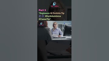 Engineers: AI Portfolio Tip 📂💡 #PortfolioAdvice #CareerTip PART 3