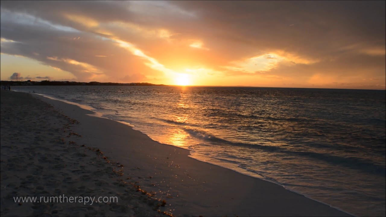 Sunset on Grace Bay, Providenciales, Turks & Caicos - YouTube