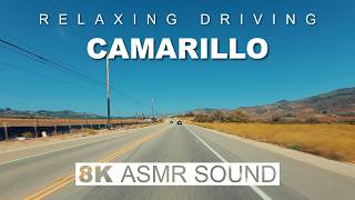 Information Relaxing Drive: Camarillo, California | Real Driving Sounds (No Music) | 8K HDR Update