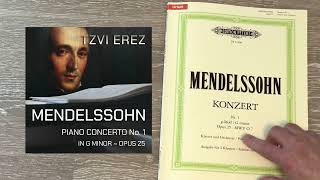 Mendelssohns - Piano Concerto No. 1 in G minor (op. 25) , Tzvi Erez (Full)