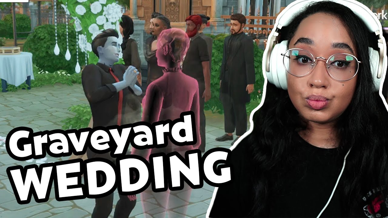 I married a GHOST in a Graveyard in The Sims 4 (Streamed 10/25/24)