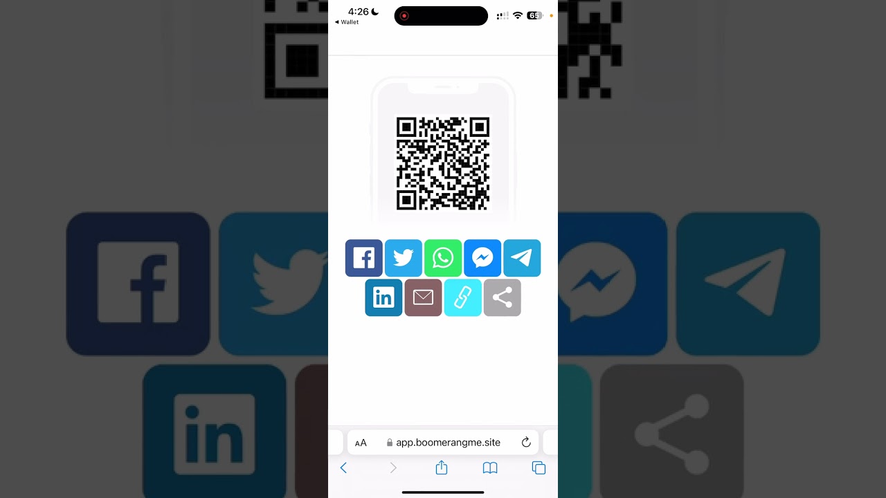 Card sharing on iOS referral program