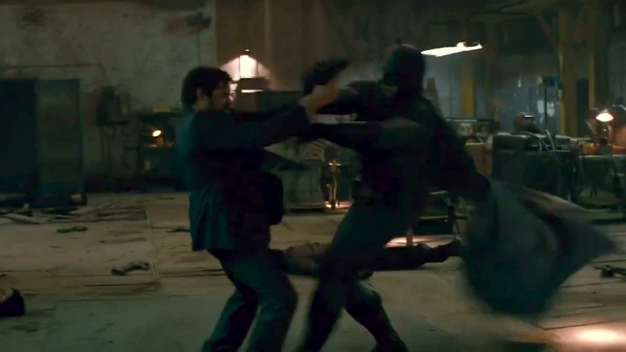 Batman vs Superman ~ Batman Warehouse Fight Scene - Ben Affleck - Dawn of Justice