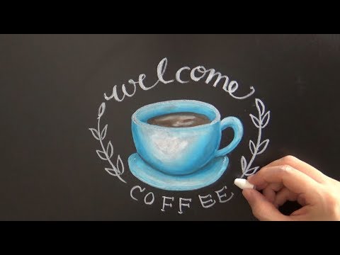 キットパスでチョークアート 家カフェでも看板でも使える黒板アートchalkart Youtube