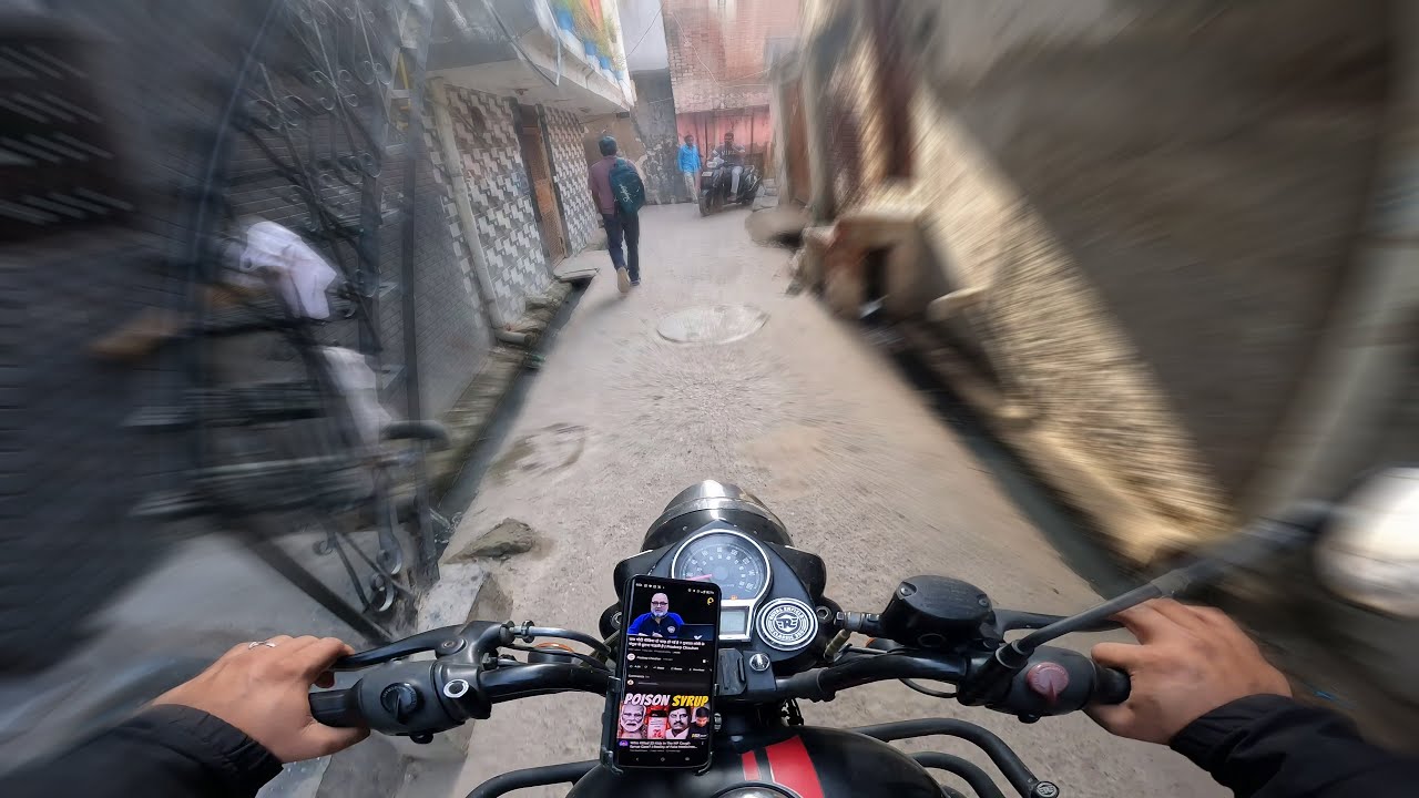 Pratap Vihar Delhi’s Congested Lanes | Raw Street POV Experience