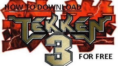 How to install best fighting game tekken 3 for free on pc l Easyl Simple