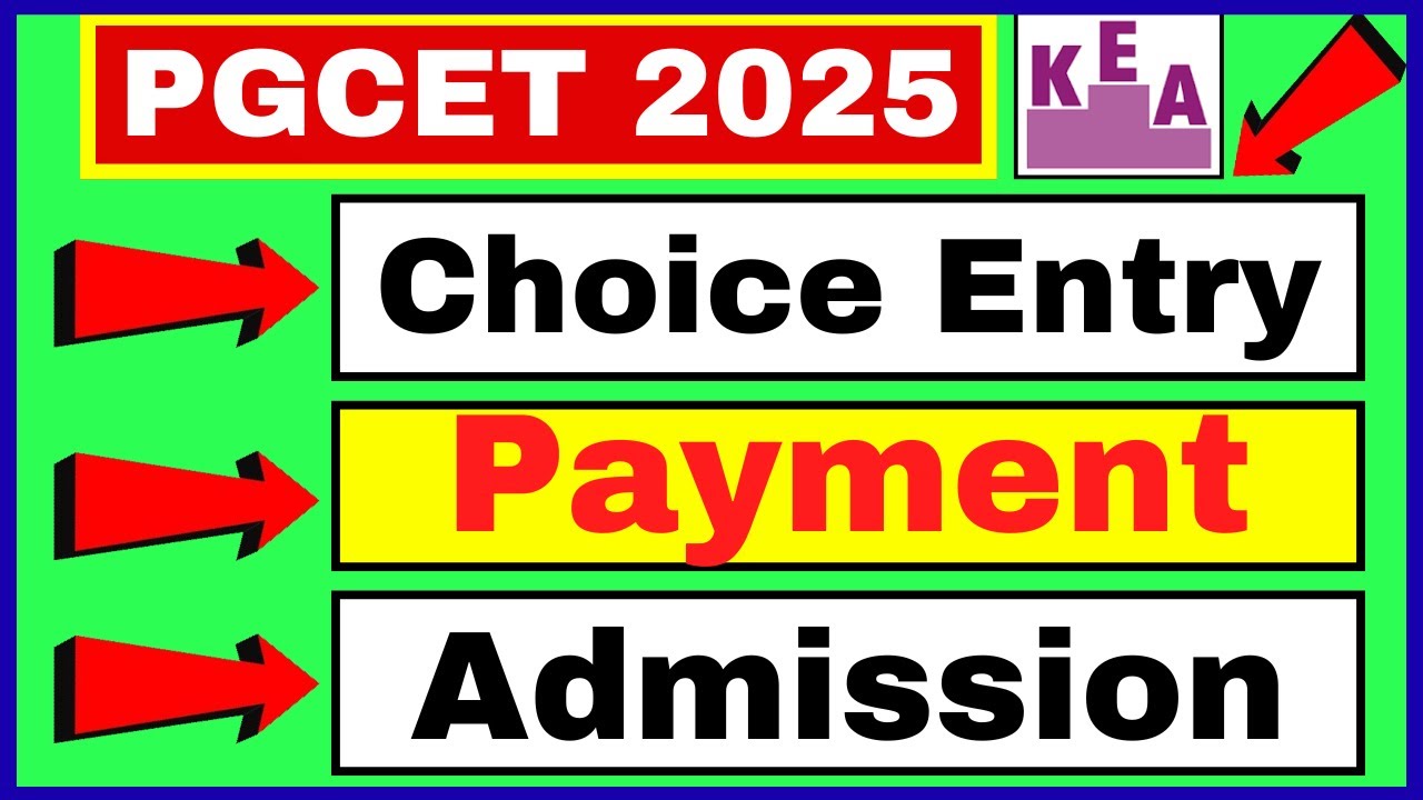 Дата подачи заявки на опцион PGCET 2025 | PGCET 2025 | График подачи заявки на опцион KEA PGCET 2...