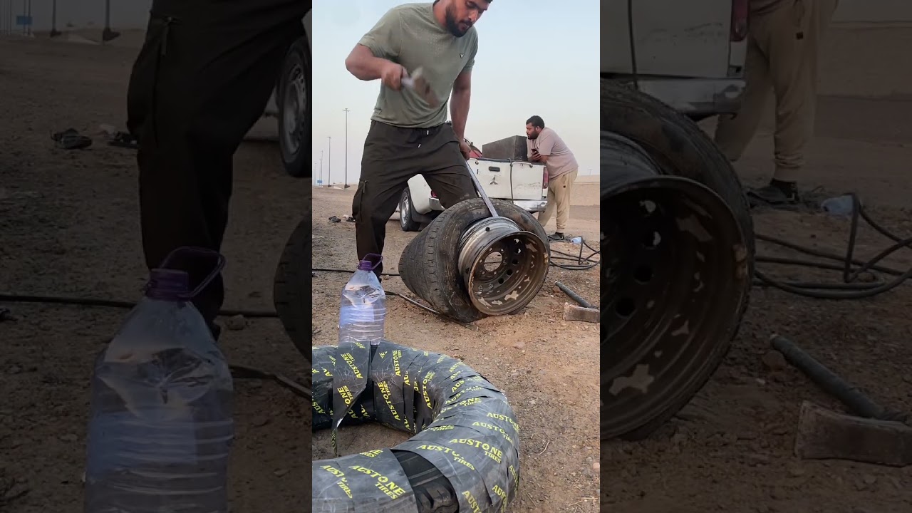 I am an accountant… But Now Change Tires In Saudia 