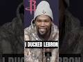 “i DUCKED LeBron” - Kevin Durant Postgame Interview - Rockets vs Lakers - Game 1
