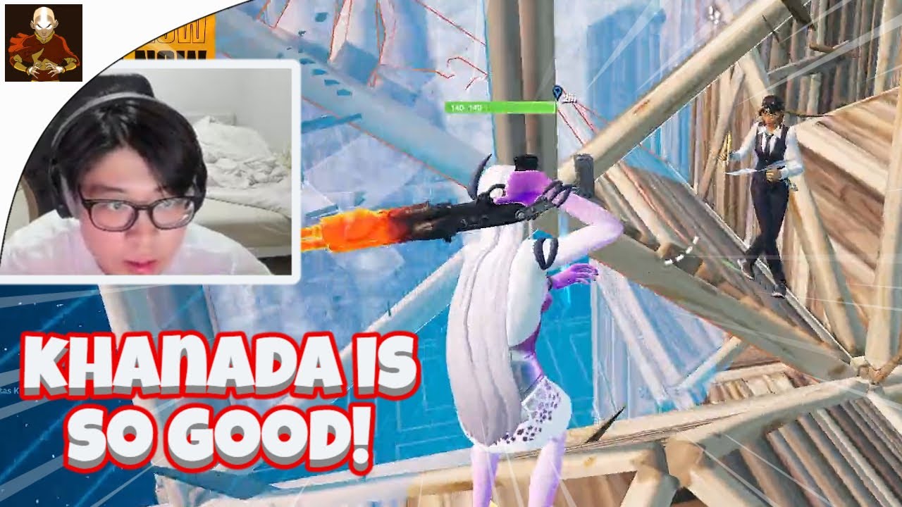 KHANADA vs MOMO😳 (1v1 ZONEWARS) [FORTNITE TOKEN/WAGER]