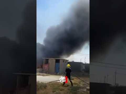 اندلاع حريق في مخيم شيخان للنازحين شرقي دهوك.. النيران التهمت 4 خيم وتسببت بأضرار مادية كبيرة