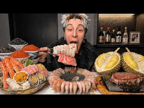 All-You-Can-Eat Sashimi Feast for 700! Unlimited New Zealand Scampi & Grade M Wagyu—I Ate Until t...