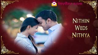 Exclusive Rose Petal Whatsapp Wedding Invitations | Video Maker | Inviter.com screenshot 3