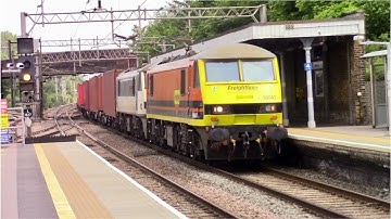 Freightliner Class 90’s Fly Through Marks Tey! - 20/6/21