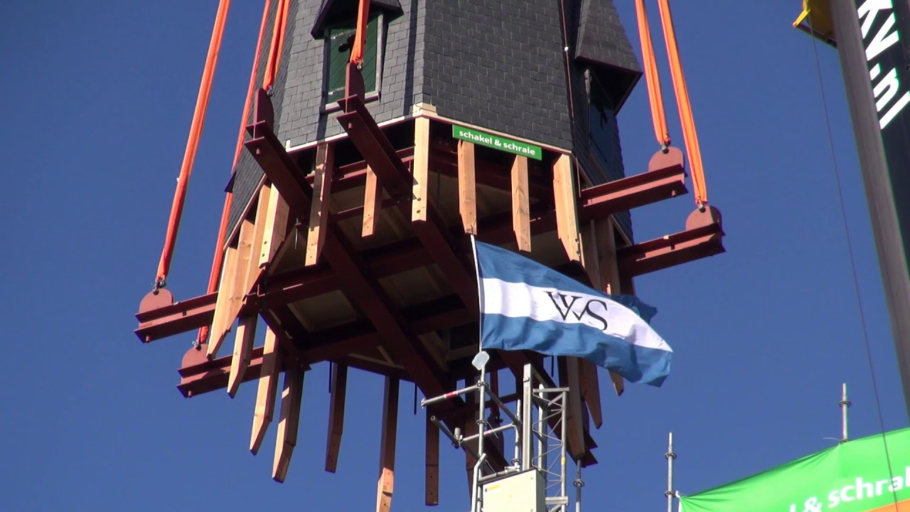 Laurentiuskerk Weesp torenspits takelen spits 2018