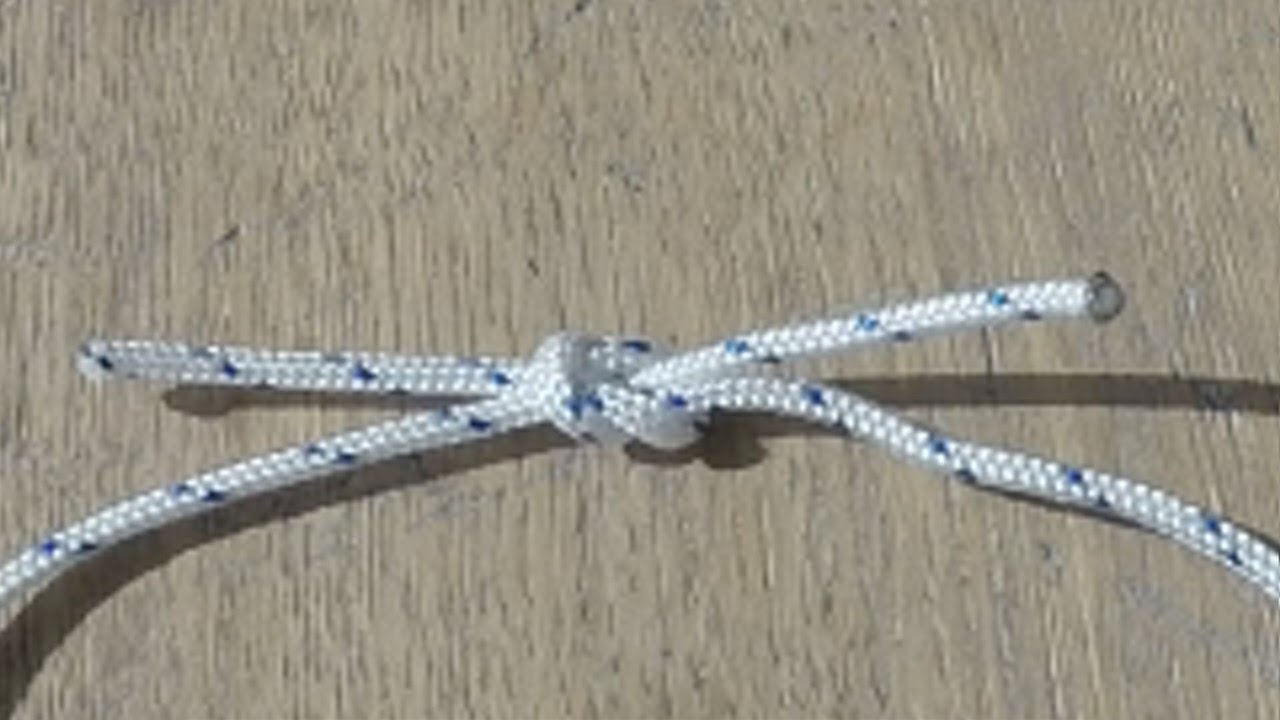 Platte Knoop - Reef Knot (Square Knot) - True North Knots