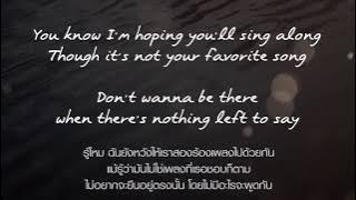 Best Of Me - Daniel Powter (Lyrics) แปลไทย