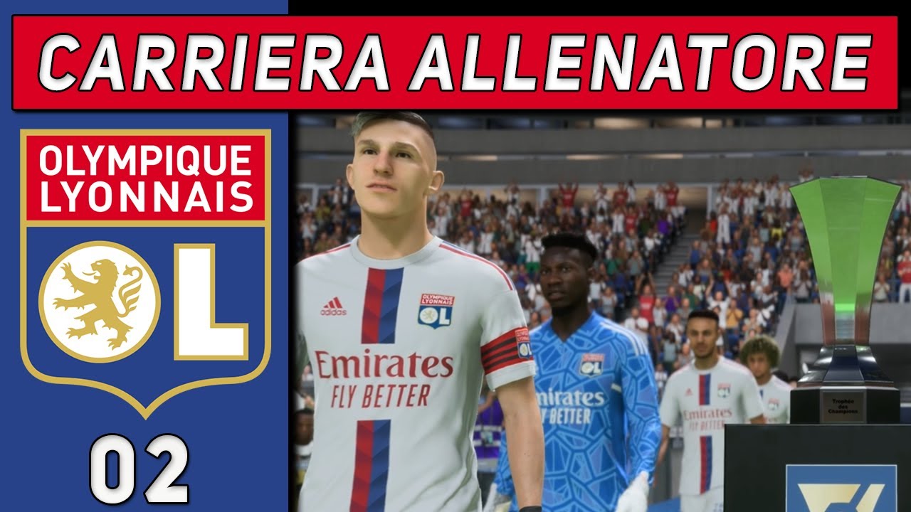 SUPERCOPPA CON IL PSG... SUBITO ! [#02] CARRIERA ALLENATORE LIONE ★ FIFA 23 Gameplay ITA