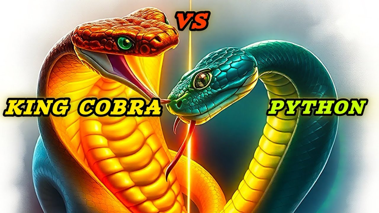 Can Python Survive a Fight Against a KING COBRA? - YouTube