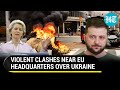 Massive Clashes Near EU Headquarters In Brussels Over Cheap Ukraine Imports; Several Injured