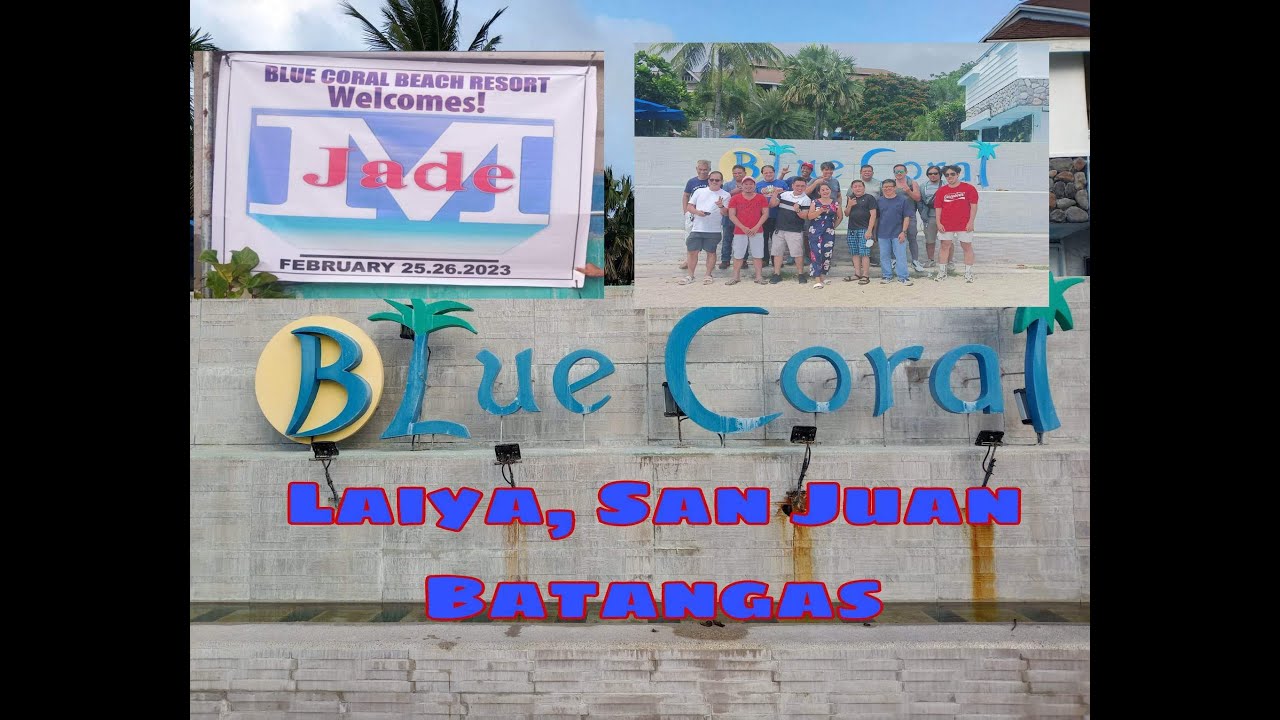 Blue Coral Laiya San Juan Batangas (Jade Micron Philippines) YouTube