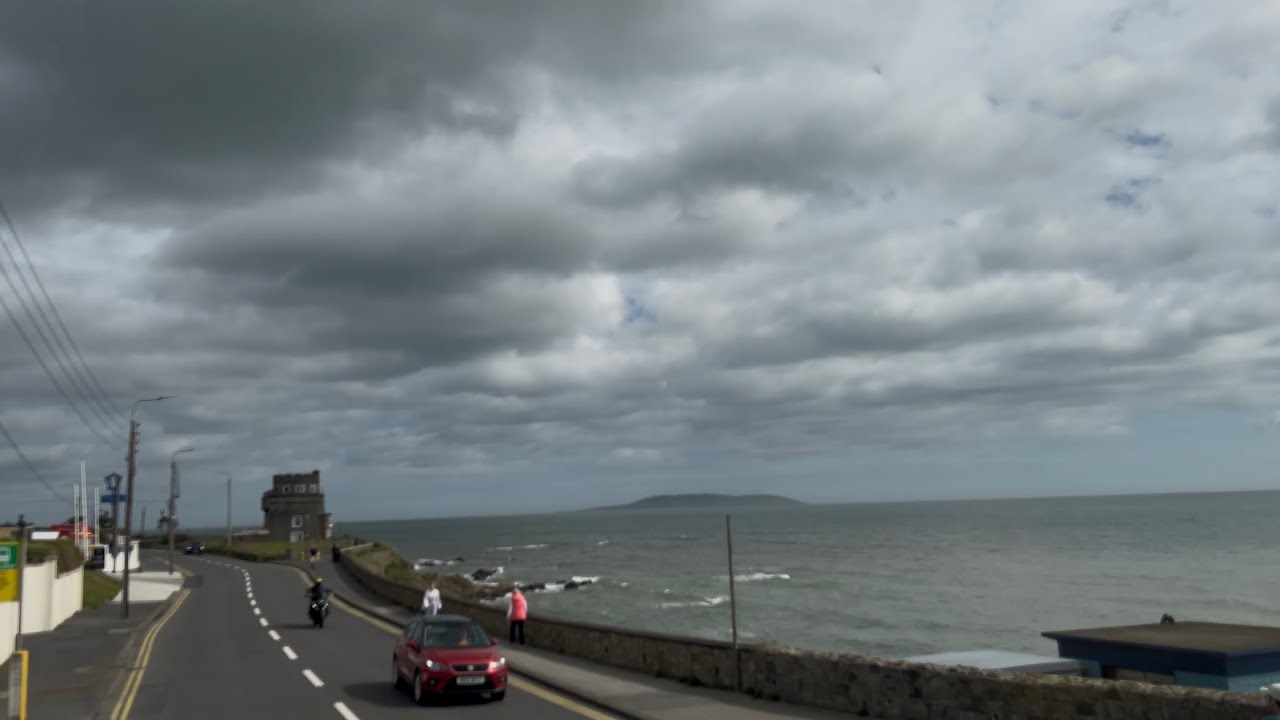 PORTMARNOCK DUBLIN IRELAND: TALBOT STREET  -  PORTMARNOCK: BUS ROUTE 42  /55 stops/ 14 km