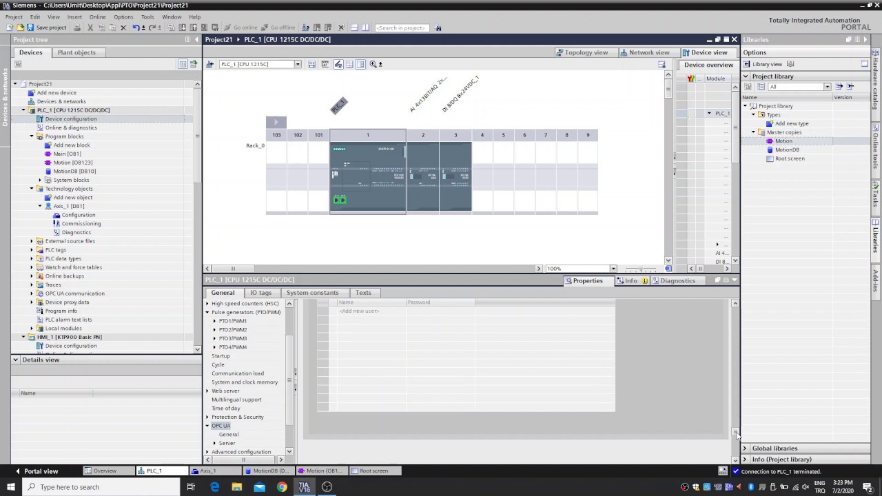 S7-1200 OPC UA SERVER "Altyazılı"