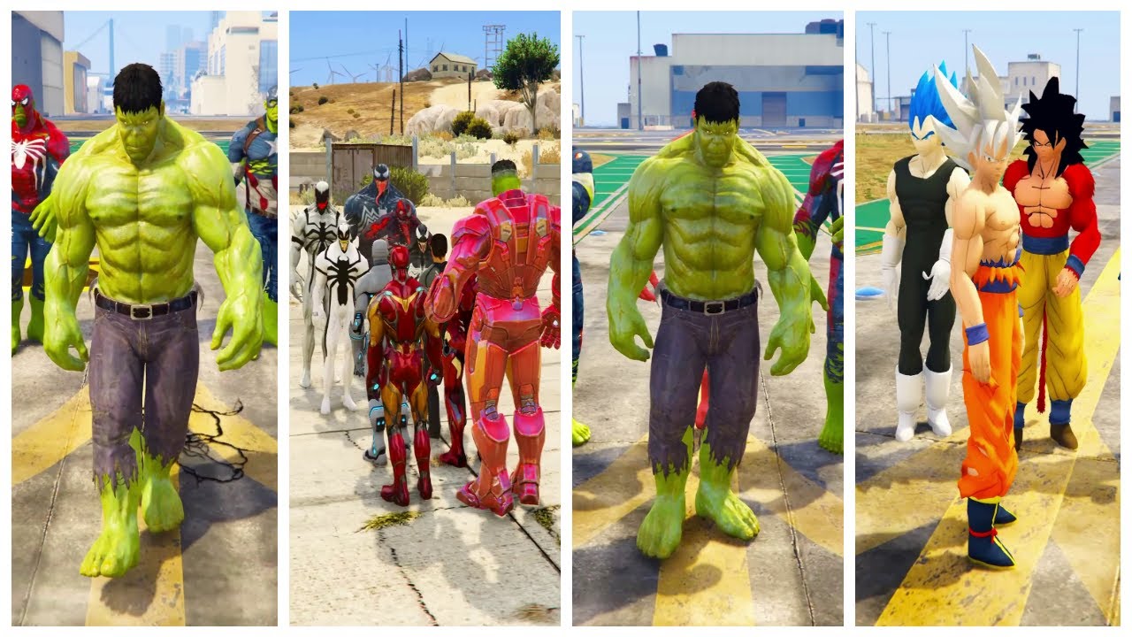 Marvel vs DC Final War | GTA 5 Superhero Fight 
