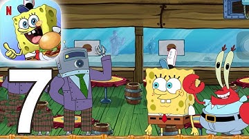 SpongeBob Get Cooking - The Krusty Krab Level 31 - 40 Gameplay Walkthrough Part 7 (iOS Android)