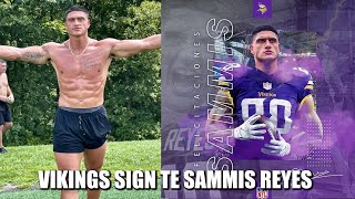 Minnesota Vikings Sign TE Sammis Reyes Through International Player Pathway Program