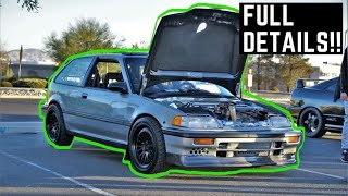 600 HP AWD CIVIC EF CHASSIS (THE LONG LASTING MACHINE)