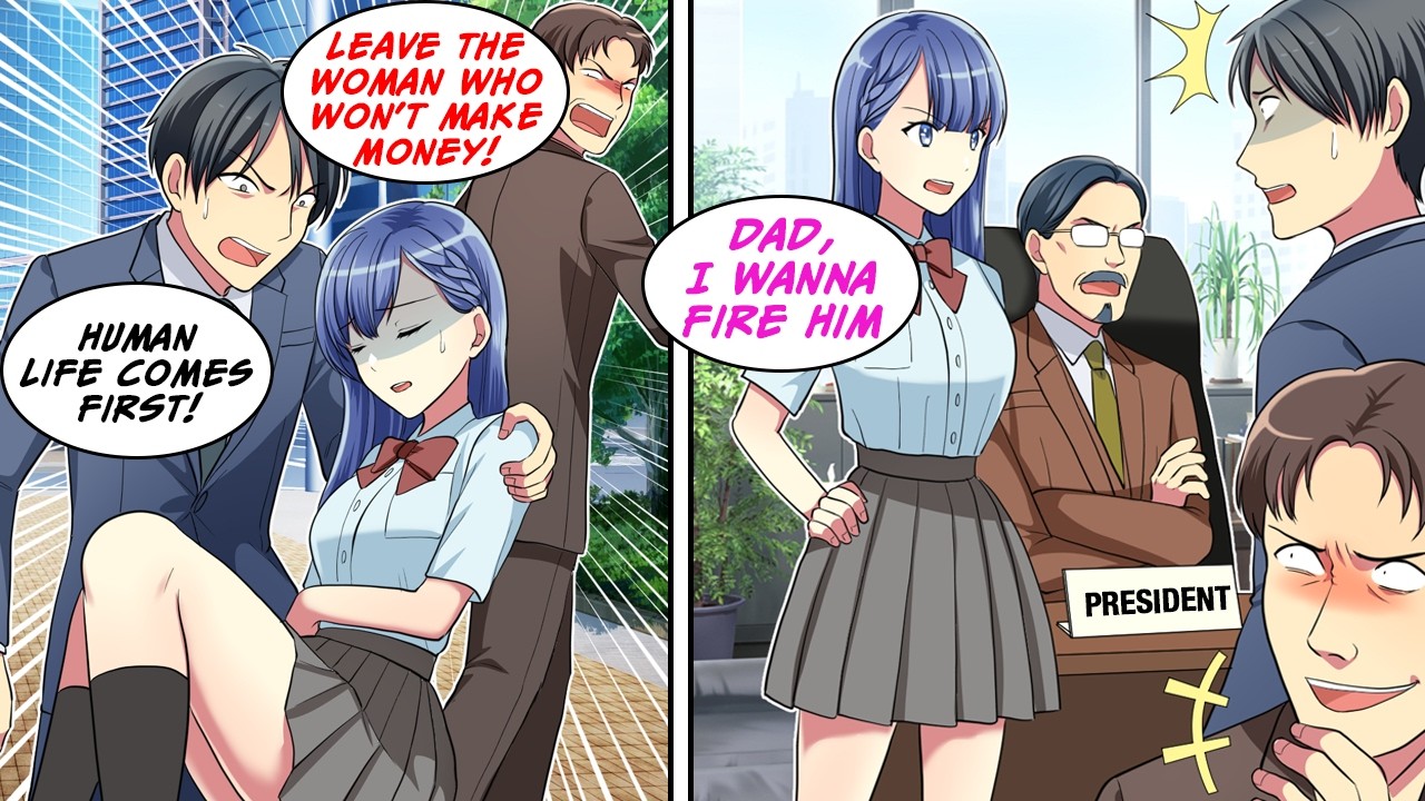 [Manga Dub] I saved a girl who collapsed, then she and the CEO came to fire me, but...!? [RomCom]
