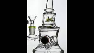 The "Red Eye" 3 Hole Perc Water Pipe